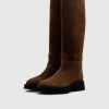 Lydia 5 Boots Velours Militare