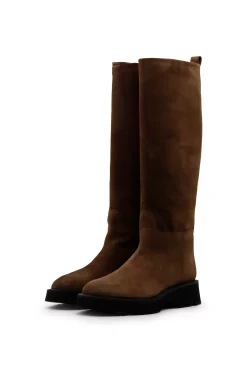Lydia 5 Boots Velours Militare