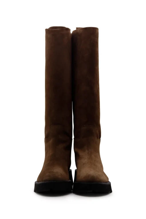 Lydia 5 Boots Velours Militare