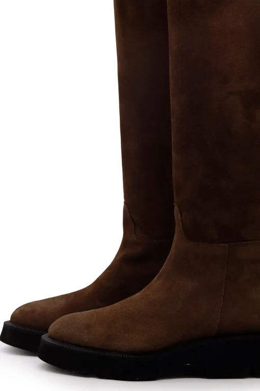 Lydia 5 Boots Velours Militare