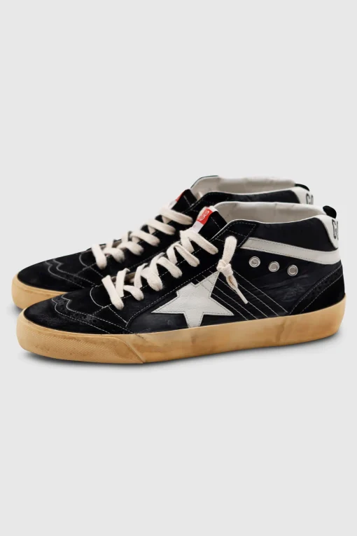 Mid Star Sneaker Black/White