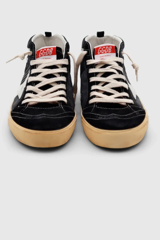 Mid Star Sneaker Black/White