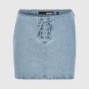 Minirock Denim Laced