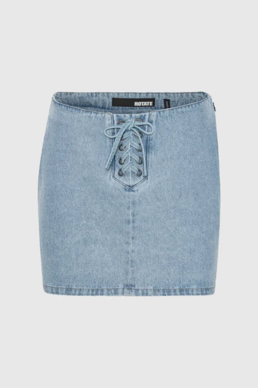 Minirock Denim Laced