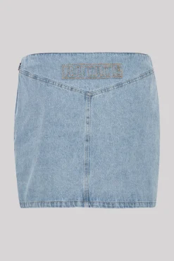 Minirock Denim Laced