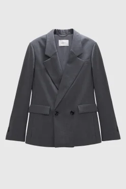 Modern Sophistication Blazer Charcoal Melange