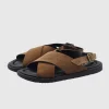 Ozzy Sandals Velour Topo