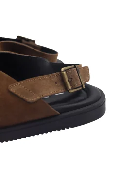 Ozzy Sandals Velour Topo