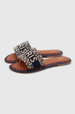 Paris Flats Navy Blue