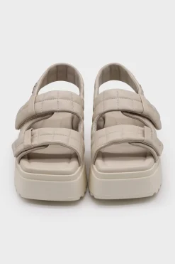 Plateau Sandals Velvet Osso
