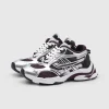 Race Sneaker Patent Silver/ Black/ Plum