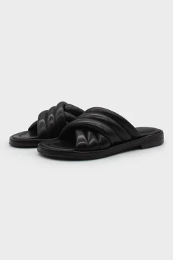 Slipper Black Nappa