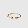 Soins Ring Gold Lila