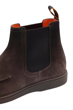 Sporty Chelsea Boots Dark Grey