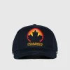 Sunset Leaf Baseball Cap Black