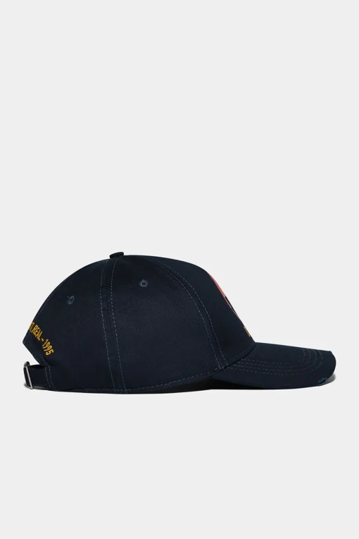 Sunset Leaf Baseball Cap Black