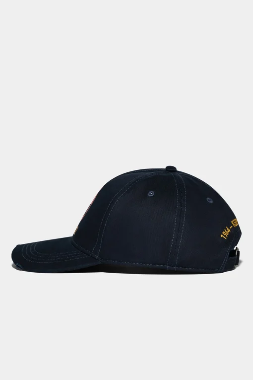 Sunset Leaf Baseball Cap Black