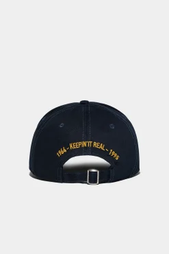 Sunset Leaf Baseball Cap Black