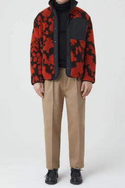 Teddy Jacket Men Ember Red