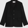Three Buttons Jacket Black