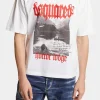 T-Shirt Gothic Print