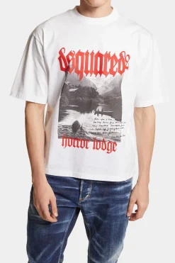 T-Shirt Gothic Print