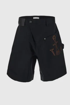 Twisted Chino Shorts Navy