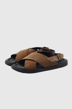 Ozzy Sandals Velour Topo