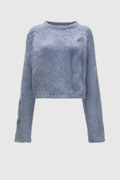 Pullover Cropped Cable Knit