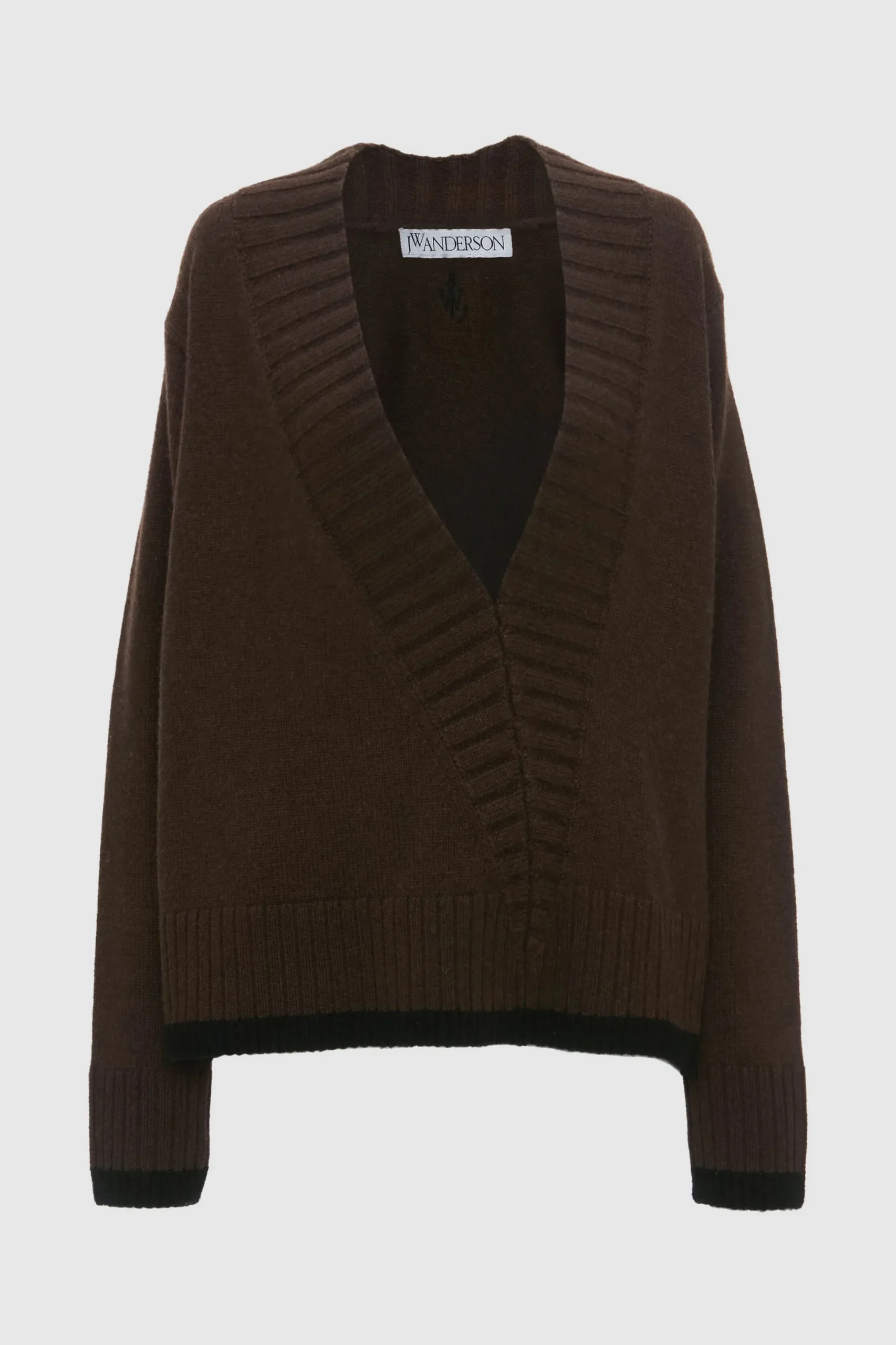 Pullover Slanted V Neck